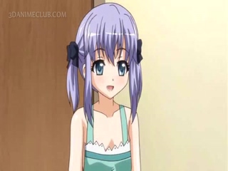 Shy anime doll in apron jumping craving dick in bed 2