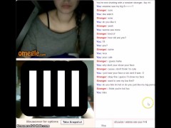 Omegle 18 year old show nice tits