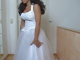 Girl In Her Wedding Dress Fucked Hard